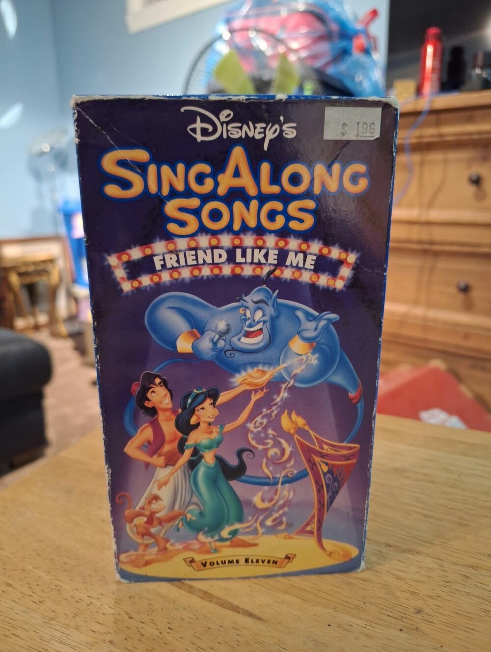 Vintage Disney Sing Along Songs Friend Like Me VHS Vol 11 Aladdin 1993 Cover